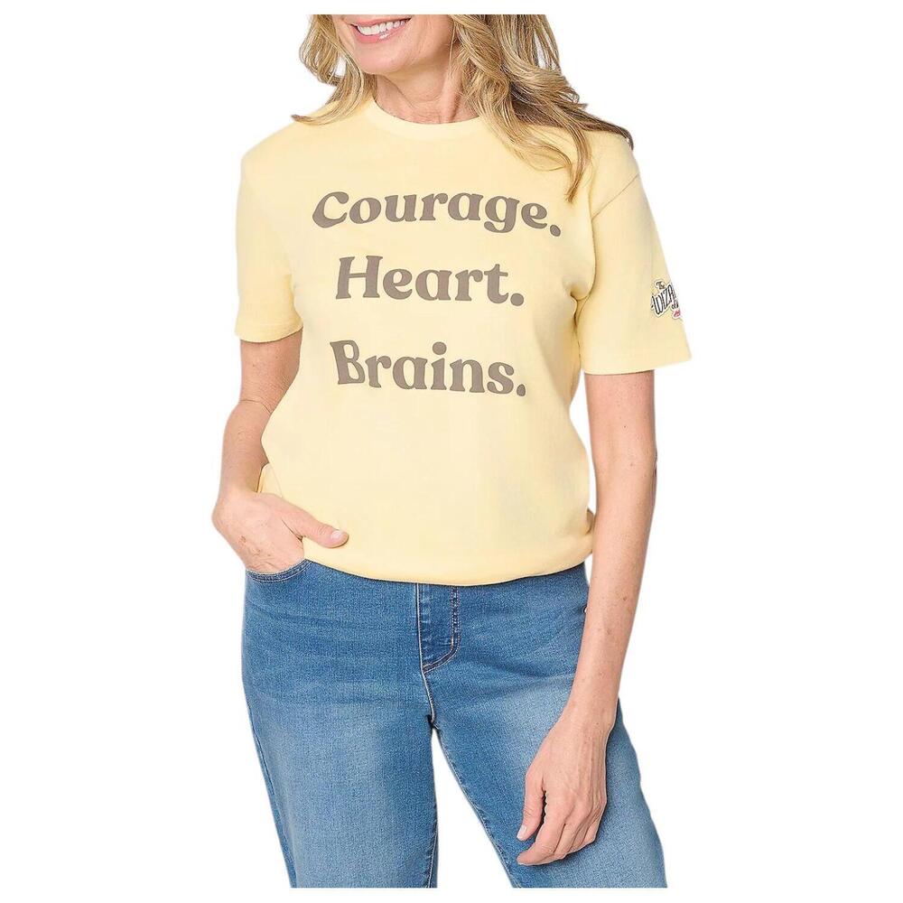 By Jill Martin x Lorna Luft Expression Vintage T-Shirt CrgeHeartBrains - Regular